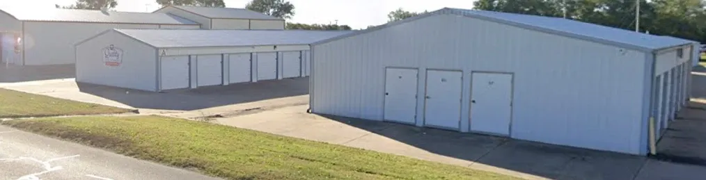 side of storage facility 